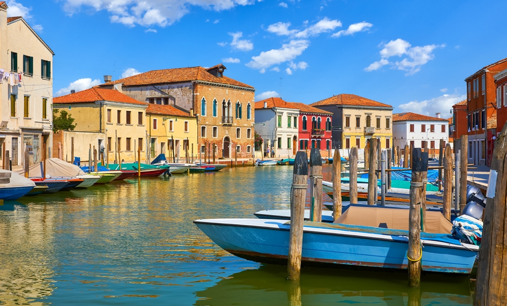 Murano Island In Venice Italy