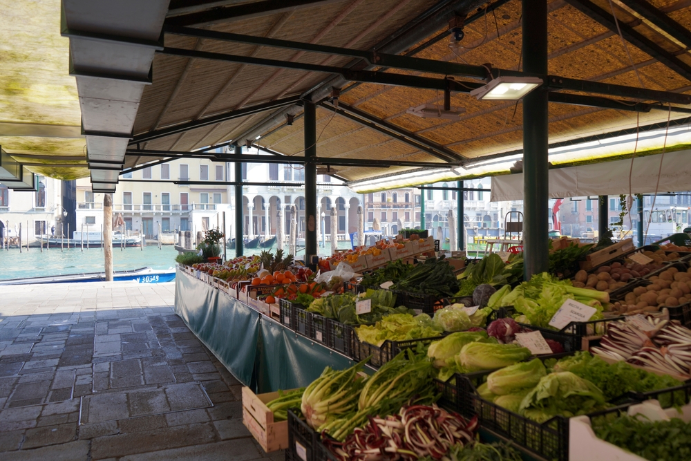 Rialto Market in Venice Italy