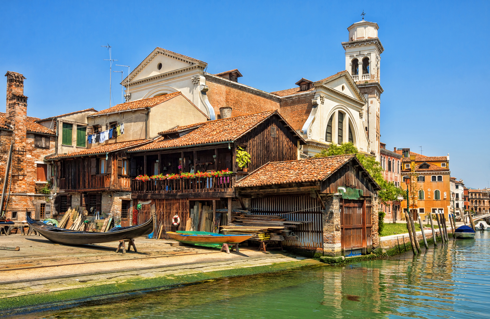 Squero di San Trovaso Gondola Making in Venice Italy