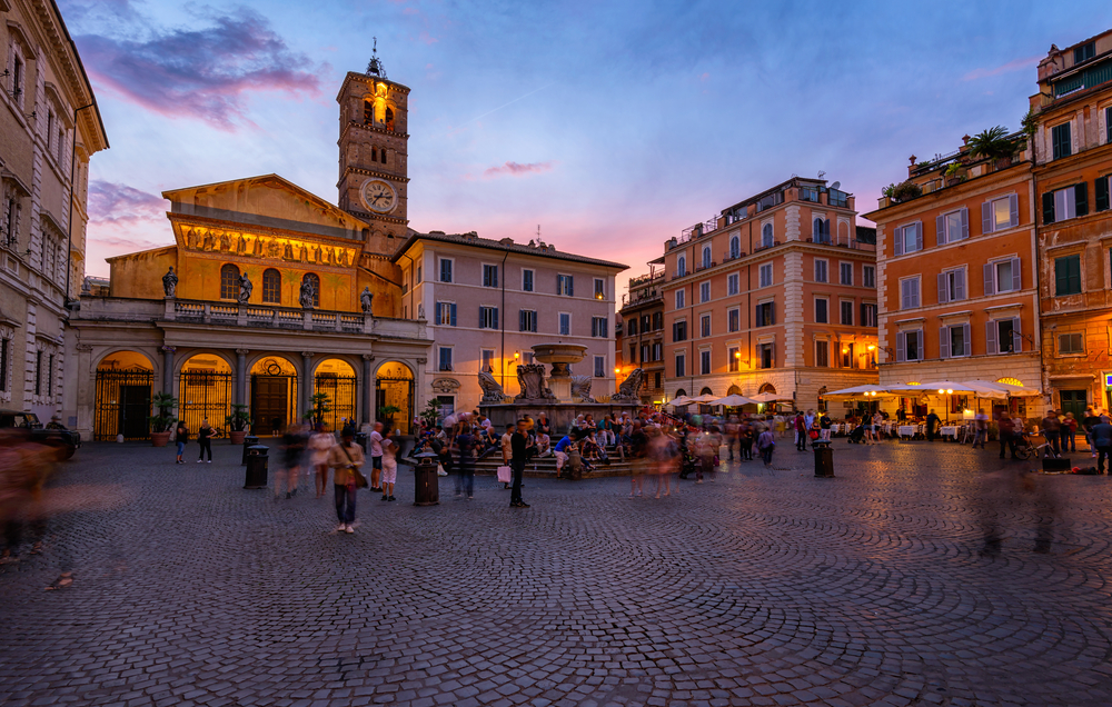 Nightlife in rome  Trastevere