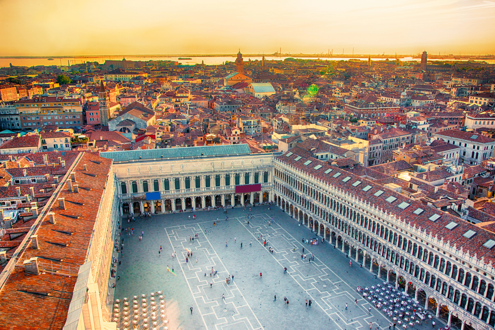 view from st mark’s campanile